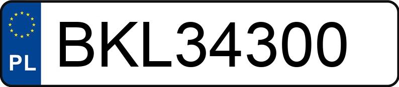 Numer rejestracyjny BKL 34300 posiada HYUNDAI TUCSON - BKL34300