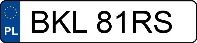 Numer rejestracyjny BKL 81RS posiada METAL-FACH T940/2 T940 - BKL81RS Numer rejestracyjny BKL 81RS posiada METAL-FACH T940/2 T940 - BKL81RS