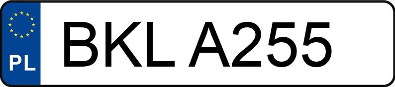 Numer rejestracyjny BKL A255 posiada RENAULT MEGANE - BKLA255