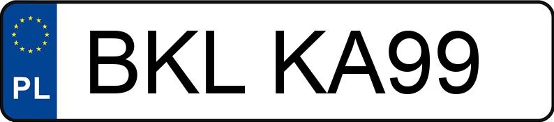 Numer rejestracyjny BKL KA99 posiada AUDI A6 2.7 TDi MR`09 E4 4F A6 2.7 TDi MR`09 E4 4F - BKLKA99