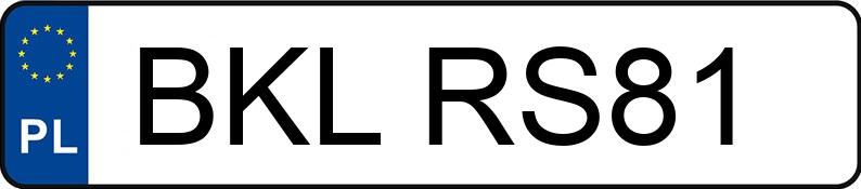 Numer rejestracyjny BKL RS81 posiada SUZUKI GRAND VITARA - BKLRS81 Numer rejestracyjny BKL RS81 posiada SUZUKI GRAND VITARA - BKLRS81