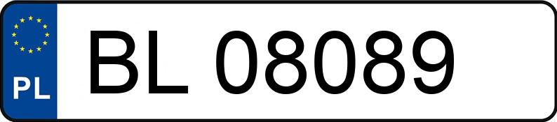 Numer rejestracyjny BL 08089 posiada NISSAN 200 SX 1.8 Kat. Turbo 16V - BL08089