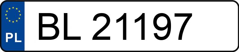 Numer rejestracyjny BL 21197 posiada VOLKSWAGEN Golf II 1.6 Kat. GL - BL21197 Numer rejestracyjny BL 21197 posiada VOLKSWAGEN Golf II 1.6 Kat. GL - BL21197