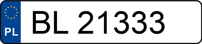 Numer rejestracyjny BL 21333 posiada CITROEN BERLINGO 2.0HDI - BL21333