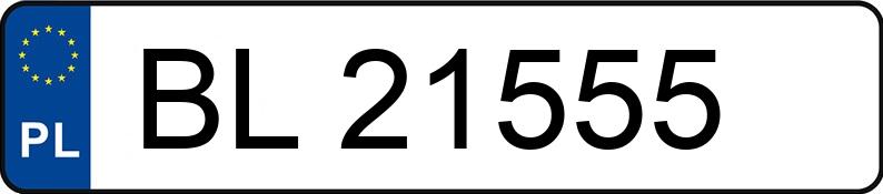 Numer rejestracyjny BL 21555 posiada HONDA ACCORD - BL21555