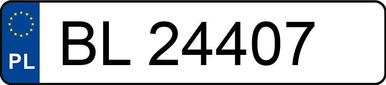 Numer rejestracyjny BL 24407 posiada BMW 525 I - BL24407