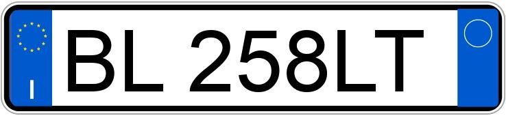 Numer rejestracyjny BL258LT posiada OPEL Astra 2a serie
