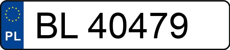 Numer rejestracyjny BL 40479 posiada VOLKSWAGEN TOURAN - BL40479