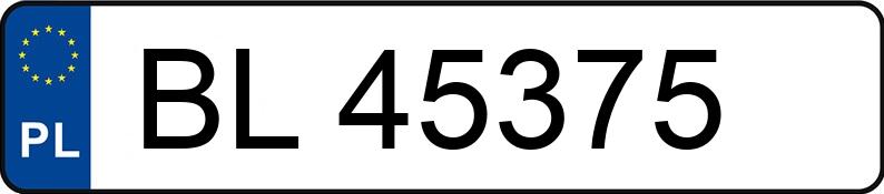 Numer rejestracyjny BL 45375 posiada VOLKSWAGEN Passat 1.8i Kat. MR`94 CL - BL45375 Numer rejestracyjny BL 45375 posiada VOLKSWAGEN Passat 1.8i Kat. MR`94 CL - BL45375