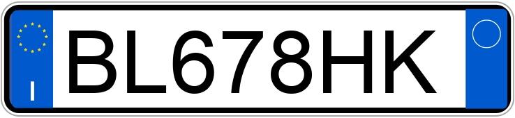 Numer rejestracyjny BL678HK posiada OPEL Zafira