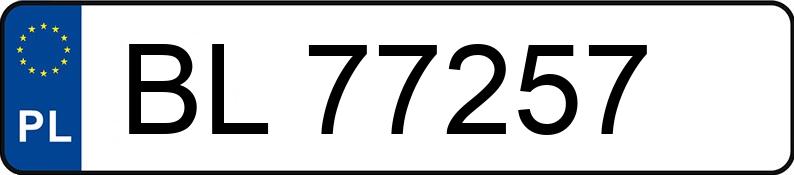 Numer rejestracyjny BL 77257 posiada SUZUKI KIZASHI - BL77257