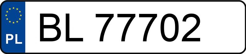 Numer rejestracyjny BL 77702 posiada BMW 328I XDRIVE - BL77702