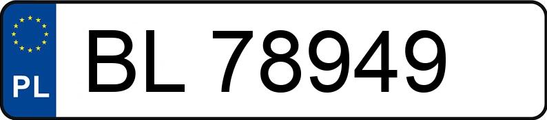 Numer rejestracyjny BL 78949 posiada NISSAN ROGUE - BL78949