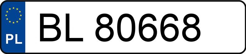 Numer rejestracyjny BL 80668 posiada MERCEDES-BENZ E 220 CDI - BL80668