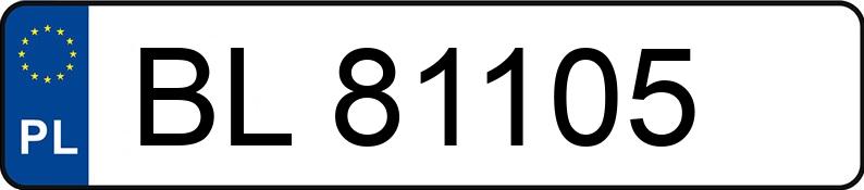 Numer rejestracyjny BL 81105 posiada KIA RIO - BL81105 Numer rejestracyjny BL 81105 posiada KIA RIO - BL81105