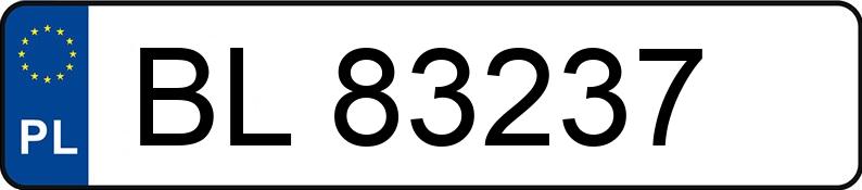 Numer rejestracyjny BL 83237 posiada PEUGEOT 206 XA 1.4HDI - BL83237