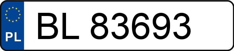 Numer rejestracyjny BL 83693 posiada AUDI A7 - BL83693