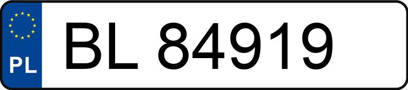 Numer rejestracyjny BL 84919 posiada AUDI Q5 - BL84919 Numer rejestracyjny BL 84919 posiada AUDI Q5 - BL84919