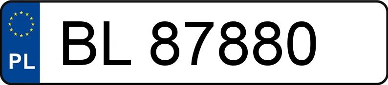 Numer rejestracyjny BL 87880 posiada AUDI SQ5 SPORTBACK - BL87880