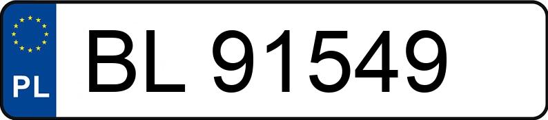 Numer rejestracyjny BL 91549 posiada AUDI A4 AVANT - BL91549