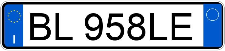 Numer rejestracyjny BL958LE posiada BMW Serie 3