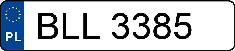 Numer rejestracyjny BLL 3385 posiada MERCEDES-BENZ 300 D 124 300TD - BLL3385