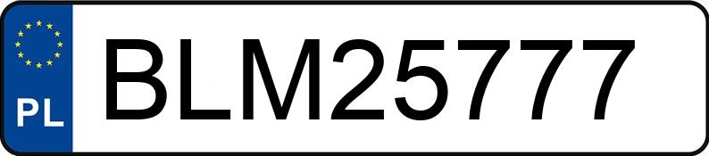 Numer rejestracyjny BLM 25777 posiada BMW 530D - BLM25777 Numer rejestracyjny BLM 25777 posiada BMW 530D - BLM25777