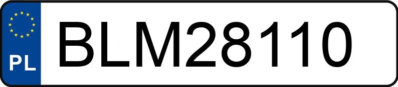 Numer rejestracyjny BLM 28110 posiada MAZDA 6 - BLM28110