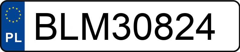 Numer rejestracyjny BLM 30824 posiada HONDA ACCORD - BLM30824