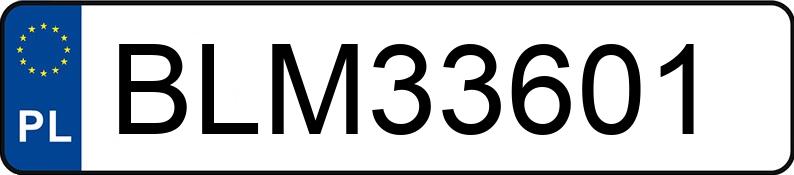 Numer rejestracyjny BLM 33601 posiada BMW 530D - BLM33601