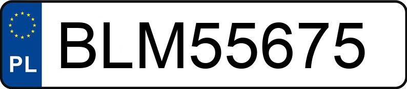 Numer rejestracyjny BLM 55675 posiada AUDI A6 - BLM55675
