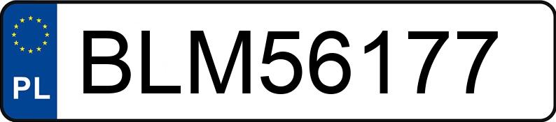 Numer rejestracyjny BLM 56177 posiada AUDI A3 - BLM56177