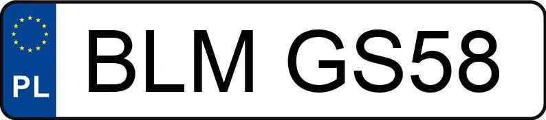 Numer rejestracyjny BLM GS58 posiada BMW 524 TD E34 524 TD E34 - BLMGS58