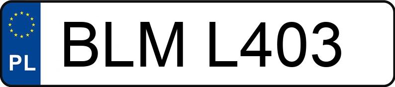 Numer rejestracyjny BLM L403 posiada FIAT 126 EL SX - BLML403 Numer rejestracyjny BLM L403 posiada FIAT 126 EL SX - BLML403