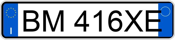 Numer rejestracyjny BM416XE posiada FORD Ka 1a serie