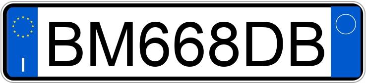 Numer rejestracyjny BM668DB posiada FIAT Seicento