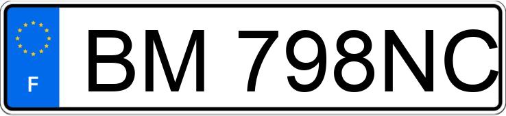 Numer rejestracyjny BM798NC posiada MERCEDES VITO