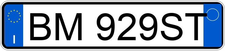 Numer rejestracyjny BM929ST posiada VOLKSWAGEN Polo 3a serie