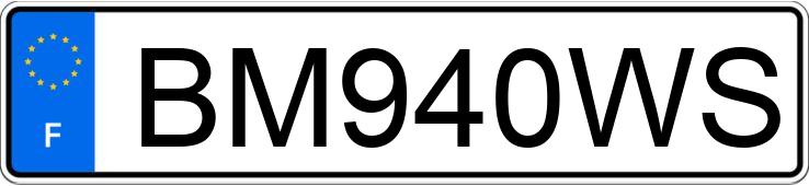 Numer rejestracyjny BM940WS posiada BMW 323 I
