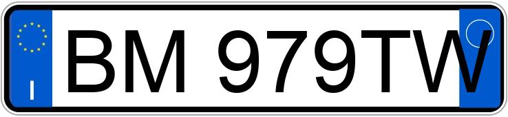 Numer rejestracyjny BM979TW posiada TOYOTA Yaris