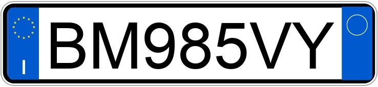 Numer rejestracyjny BM985VY posiada VOLKSWAGEN Golf 4a serie