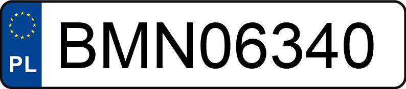Numer rejestracyjny BMN 06340 posiada BMW 325 - BMN06340