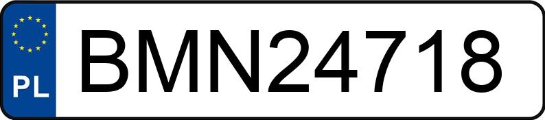 Numer rejestracyjny BMN 24718 posiada BMW 318D - BMN24718