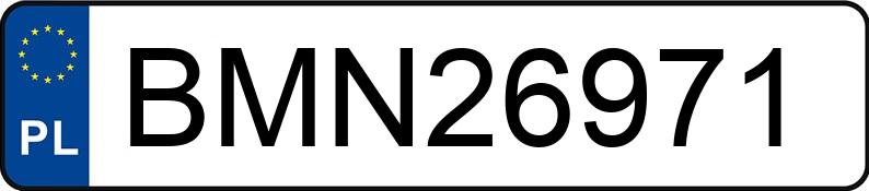 Numer rejestracyjny BMN 26971 posiada BMW 320i MR`16 E6 F30 320i MR`16 E6 F30 - BMN26971