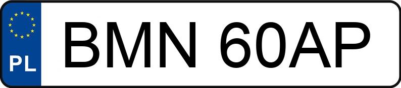 Numer rejestracyjny BMN 60AP posiada RENAULT MEGANE - BMN60AP