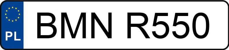 Numer rejestracyjny BMN R550 posiada BMW 523 - BMNR550