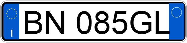 Numer rejestracyjny BN085GL posiada TOYOTA Yaris