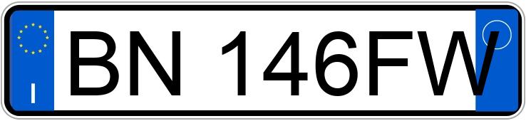 Numer rejestracyjny BN146FW posiada FIAT Marea