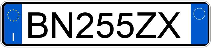 Numer rejestracyjny BN255ZX posiada OPEL Zafira