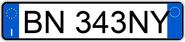 Numer rejestracyjny BN343NY posiada TOYOTA Yaris